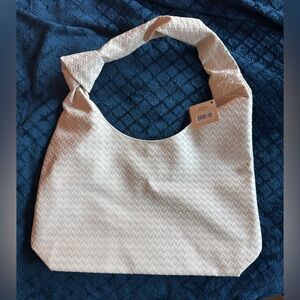 New With Tags Ulta Boho Purse Large Bag Cream Woven Style Beach Vacation Casual